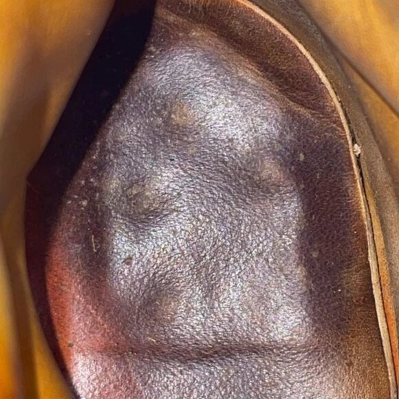 Vintage Timberland Ankle Work Boots Brown Leather Lace up Men's 10.5 Wide - Picture 7 of 14